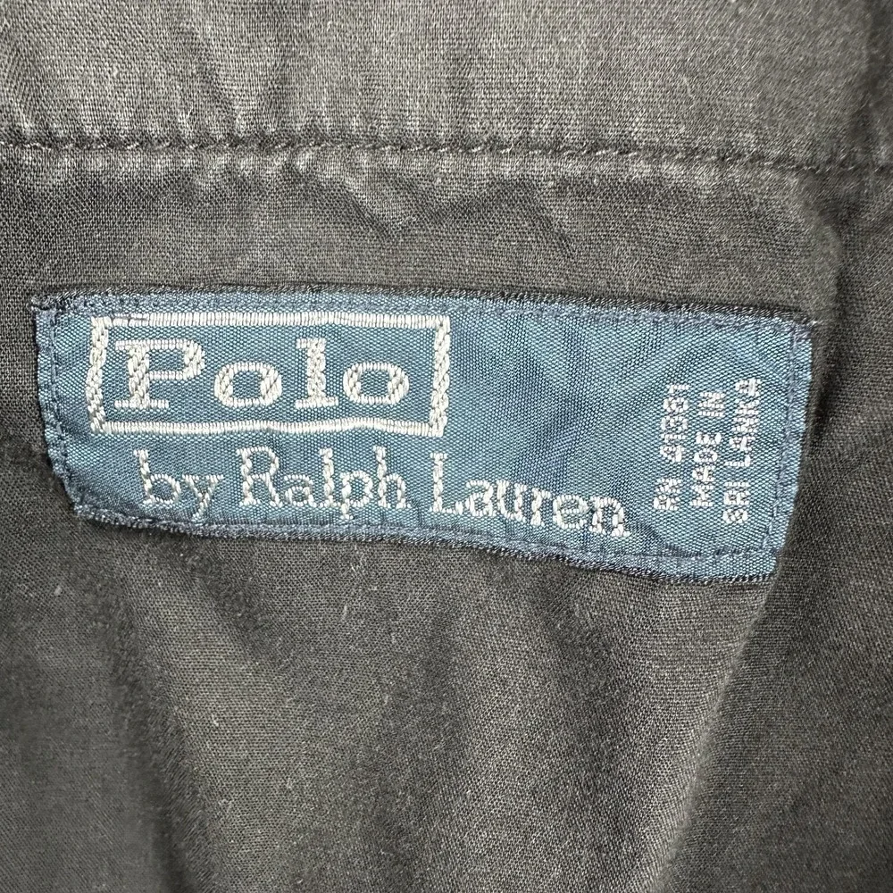 Polo Ralph Lauren Pleated Corduroy Pants Mens 34x30 (Tag 36x30) Black